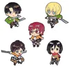 Aanval op Titan Chibi Emaille Pins Aangepaste Eren Mikasa Armin Levi Broches Revers Badges Cartoon Sieraden Cadeau voor Fans Vrienden S100014658529