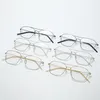 Heren Designer Zonnebril Mode Zonnebril Frames roestvrij bril frame voor dames