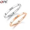 Cluster-Ringe Japanischer koreanischer Ring weiblich vergoldetes Roségold einzelner Diamant Titanstahl Damen einfache Mode Netzwerk roter Zeigefinger Edwi2