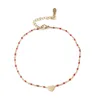 Cavigliera in acciaio inossidabile Donna Bracciale con cavigliera a catena in smalto color oro sulla gamba Moda Sandalo Piede Gioielli Regali 1 pezzo7667659