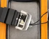 Automatische luxe herenhorloge van hoge kwaliteit Casual Sports Watches 904L roestvrijstalen kast rubberen riem vouwen gesp