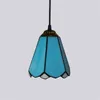 Lampes Suspendues Vintage Bleu Led Drop Light Retro Loft Bar Lampe En Verre Salle À Manger Restaurant Luminaire Classique 15cm 1222Pendant