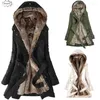 Ladies Fur Lining Coat Womens Inverno A quente jaqueta longa e espessa do parka vencedor do outono vencedor de roupas femininas 18oCt22 Luci22