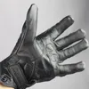 Top Guantes Fashion Glove Real Leather Full Finger Black Moto Men Motorcykelhandskar Motorcykelskydd Gear Motocross Glove2981462758