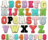 Chenille broderie patch coudre alphabet 26 lettres fer coloré sur patchs sacs paillettes jeans vêtements en feutre lettre vêtements bricolage accessoires