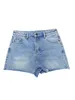 Kvinnors jeans designer vår sommarklänningar ny ljus färg jingle cow blue denim shorts doraemon serie kvinnliga jeans kläder för kvinnor 8di7
