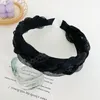 Tie Dye Organza Flätade Twisted Hairband Braid Headbands Sweet Candy Färg Ornament Tillbehör Hårtillbehör Partihandel