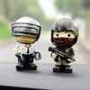 Interior Decorations Car Ornament For Game PUBG Playerunknowns Battlegrounds Doll Figures Cute Automobiles Decoration Accessories Kids Gift