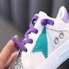2022 Modedesigner Kinder Baby Sneakers Unisex Sommer Funkelnde Sneakers Star Boy Girl Schnürung Atmungsaktive Applikationen Gummisohle Kinder Flash Schuhe Größen 21-30