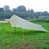 20D Siliconen Coating Nylon Ultra Light Rain Fly Tent Tarp, waterdichte kampeeropvangonderschakeling Regenschade, lichtgewicht TARP H220419
