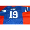 Chen37 Custom Men Youth women JOHNNY UNITAS Football Jersey size s-5XL or custom any name or number jersey