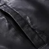 Giacca da uomo in ecopelle Moto 5XL Giacche da uomo Nero Jaqueta De Couro Masculina Outwear Uomo Cappotti in pelle PU MensZA319 220816