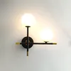 Lampada da parete moderna per interni a LED con sfera in vetro, soggiorno, camera da letto, apparecchio di illuminazione, sconce, cucina, corridoio, corridoio, luce decorativa