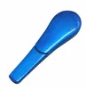Lowest Fast Delivery Stock 8 Colors Price Custom Logo Metal Smoking Hand Spoon Pipe FY3657 F0414