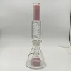 Hookah Glass Bong Glycerin Beaker Smokingpipe with oil Waterpipe with 18.8mm bowl and color Clip