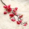 Decoratieve bloemen kransen kunstmatige bloem cherry veer pruimen bloesem tak 60 cm zijden boomknop voor bruiloftsfeestje decorsdecoratief