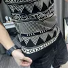 Koreanisches dünnes Hemd mit flachem Boden, dickes O-Ausschnitt-Streifen-Kurzarm-T-Shirt, Streetwear-Strickpullover, hochwertiges männliches Strick-T-Shirt, T-Shirt 220509