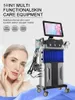 Directly effective 14 IN 1 Hydra facial Dermabrasion Aqua Peeling Machine Hydro Skin Deep Cleansing Hyperbaric Therapy Microcurrent