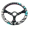 New Hot Universal JDM Vertex Steering Wheel 330mm 13inch Super fiber Leather Embroidery Drifting Sports 320mm For Honda Toyota