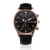 2022 Quartz Watches Men Business Mens Titta lyx Enkel vattentät sport Populära herrhandläderband Klockor Klockor Brw W3