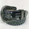 Cintura da donna con strass Bb Simon Cintura in vita da donna in cristallo moda argento lucido con diamanti per jeans8240982