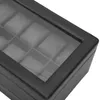 Watch Boxes & Cases Storage Box Sturdy Convenient 12 Slots Flexible For Cufflinks Rings WomenWatch