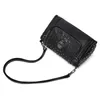 イブニングバッグアンムルラーデザイン女性ショルダーバッグPUレザークロスボディジッパーハンドバッグパンクスカルトップ財布トップハンドル財布