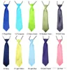 children Ties cotton fashion Candy colors tie Party dress up pure solid color kids Neck Tie for halloween size