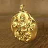 Cadeias Design Retro Buddha Pingente Big Sun Tathagata estilo chinês Colar de amuleto Acessórios de joias masculinos de joias