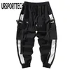Streetwear Pockets Boys Mens Jogger Pants Hip Hop Sweatpants Joggers Trousers Tactical Cargo Harem Men Clothes 220810