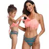 Costumi da bagno coordinati per la famiglia Madre Figlia Taseel Bikini Costume da bagno Brachwear Costumi da bagno Abiti coordinati per la famiglia Mamma Costume da bagno per bambini 220426