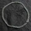 Rhombus Diamond Cupan Chain Color Necklace Hip-Hop Trend Men and Women Clives of Diamonds Hit Color Fashion Gift All-Match Gift