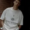Erkekler Tişörtleri Gerçek PO CB Cole Buxton T-Shirt Büyük Boy Günlük Erkekler Kadın Gömlek Pamuk En Kalite Üstleri Tees