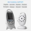 فيديو مراقب الطفل كاميرا VB601 اللاسلكية جليسة الأطفال 2 Way Talk Night Vision IR LED درجة حرارة Babi Nanny Camera 8 Lullabies