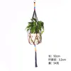 Arc-en-ciel plante cintre coloré macramé jardinière panier avec anneaux en bois coton corde suspendu plante support intérieur extérieur décor