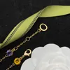 Mode Braclet Luxury Multiple Colored Diamonds Letter Sign Designer Armband för Woman Valentine's Day Birthday Jewelry GI321K