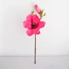 Decorative Flowers & Wreaths Realistic Faux Flower Home Vase Decoration Artificial Silk Plastic Red Pink Bule VintageDecorative