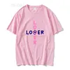 TXT Loser Lover Printed T-shirt Women Men Kpop Harajuku Summer Women's T-shirts Casual O-neck Short Sleeve Cotton Tee Shirt 220506