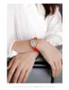 腕時計の楕円形のエレガントな女性のクリスタルを見るローマ数のヴィンテージの女性のドレス腕時計の防水レザーストラップクォーツ時計