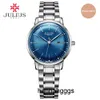 Julius Marque Montre En Acier Inoxydable Ultra Mince 8mm Hommes 30M Montre-Bracelet Étanche Auto Date Édition Limitée Whatch Montre JAL-040322K FSR7