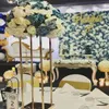 Verkoop van 60 cm 80 cm 100 120 50 cm 70 cm hoge decoratieve trouwkolommen pilaren metaal goud bruiloft bloemenstands boeket decoraties middelpunt vase imak309