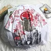 Prowow printemps Style ample 34 manches traditionnel Kimono Cardigan hommes Harajuku Streetwear mâle 220707