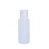 10ml 20ml 30ml 50mlフラップカバー半透明の白いプラスチック化粧品のボトルの詰め替え可能な柔らかいPEバタフライキャップ液体化粧油容器