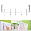 Hooks & Rails Over Door Clothing Hanger Rack Cabinet Loop Holder Shelf For Home Bathroom Kitchen SaleHooks