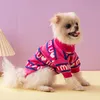 Vêtements pour chiens de créateurs hiver chouchis chauds marques de chien en col roulé à col roulé en tricot