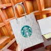 Starbucks почувствовал, как супермаркет покупки сумки для хранения для пикника один плечо портативные экологические сумки