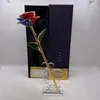 Dekorative Blumenkränze, 24 Karat Gold getauchte Rose, USA-Flagge, ewig, künstlich, Geburtstag, Weihnachten, Valentinstag, Hochzeit, Geschenk für Frauen, Dekoration