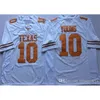 Thr 34 Ricky Williams Texas Longhorns 10 Vince Young 20 Earl Campbell NCAA College Football Jerseys Double Stitched Name and Number