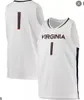 2022 NCAA Custom UVA Virginia Stitched College Basketball Jersey 6 Nick Jackson Jerseys 10 Ben Smiley III 5 Brennan Armstrong 3 DontAynvion Wicks 33 West Weeks Jerseys