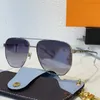 Louiseviution beliebte Tempelmarke Sonnenbrille LVSE Z1634 LENS LENS einzigartiger Männer Damen Design Highlights Marke Charm Classic Round Frame UV -Schutzband Original